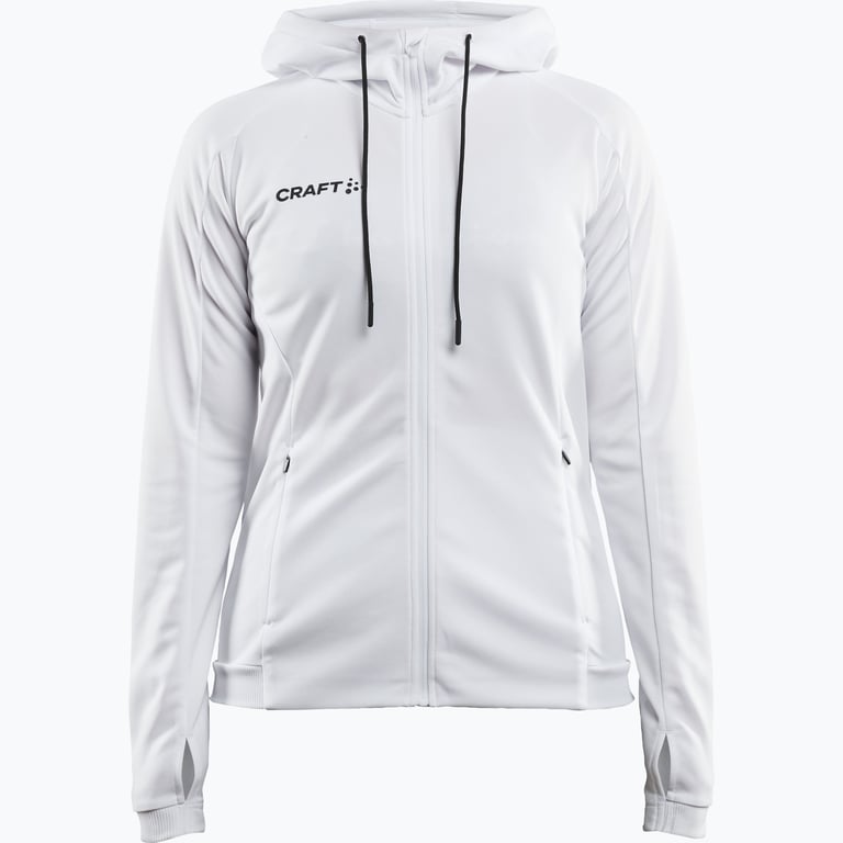 Craft Evolve Fullzip W Hood  Vit