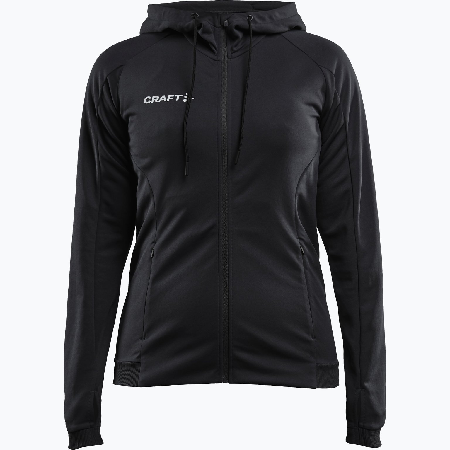 Craft Evolve Fullzip W Hood  Svart