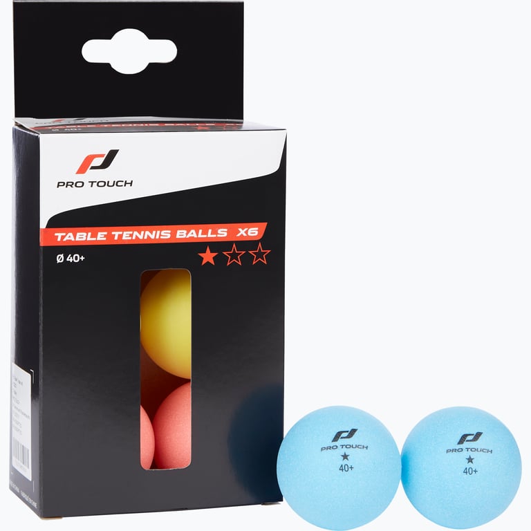 Pro touch Pro 6 Pack 1-Star pingisbollar Flerfärgad