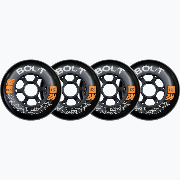 K2 Sports  4-Pack Bolt inlineshjul 90 mm Svart