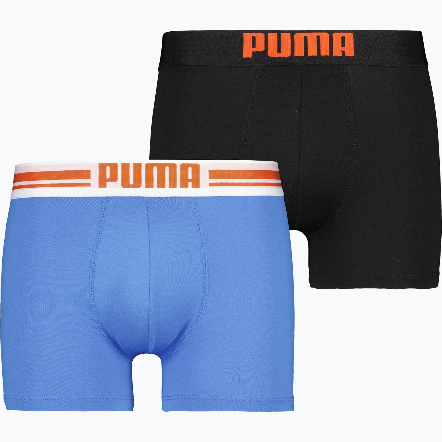 Puma Placed Logo Boxer 2-pack kalsonger Blå