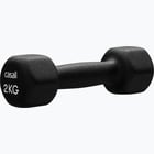 förhandsvisning ikon 1 för Casall Classic Dumbbell 2 kg hantel Svart