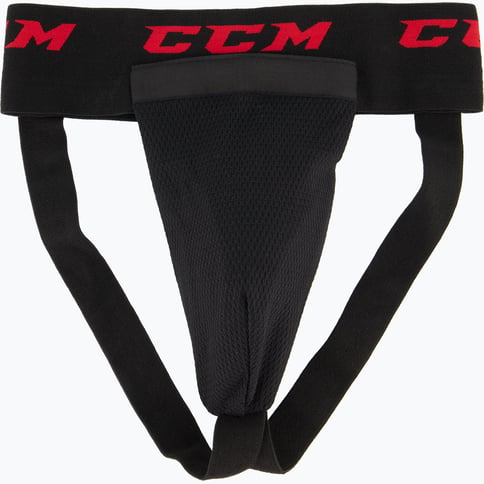 CCM Hockey Jock Yth suspensoar Svart