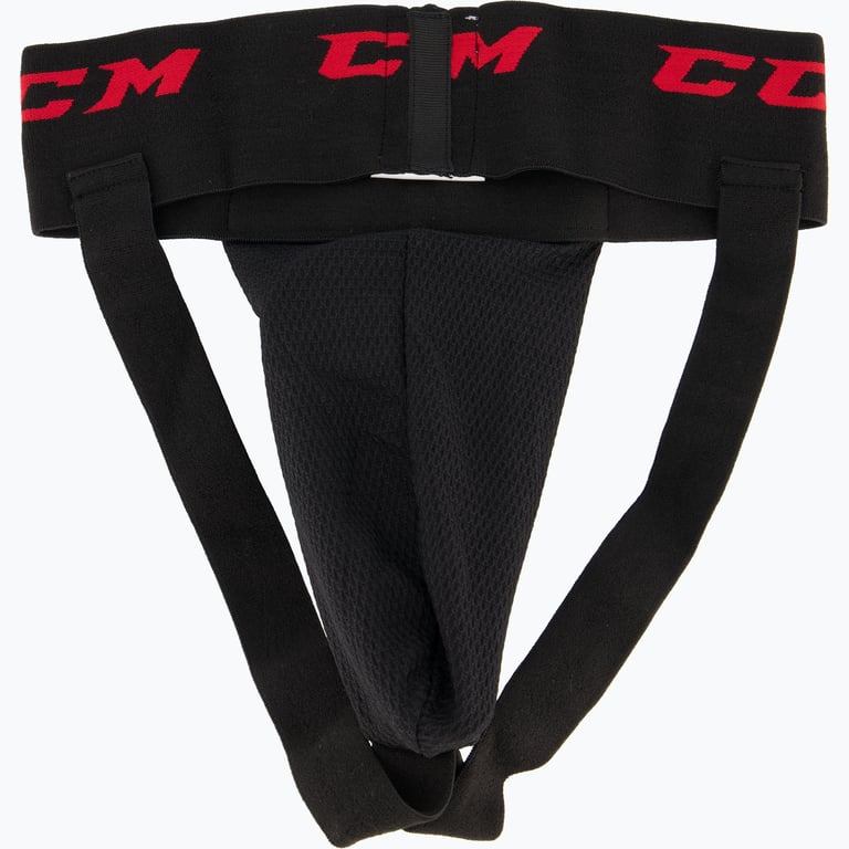 CCM Hockey Jock Yth suspensoar Svart