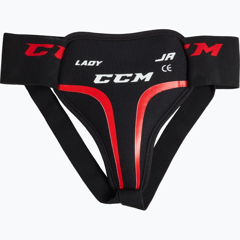 CCM Hockey Pelvic Protector JR suspensoar Svart