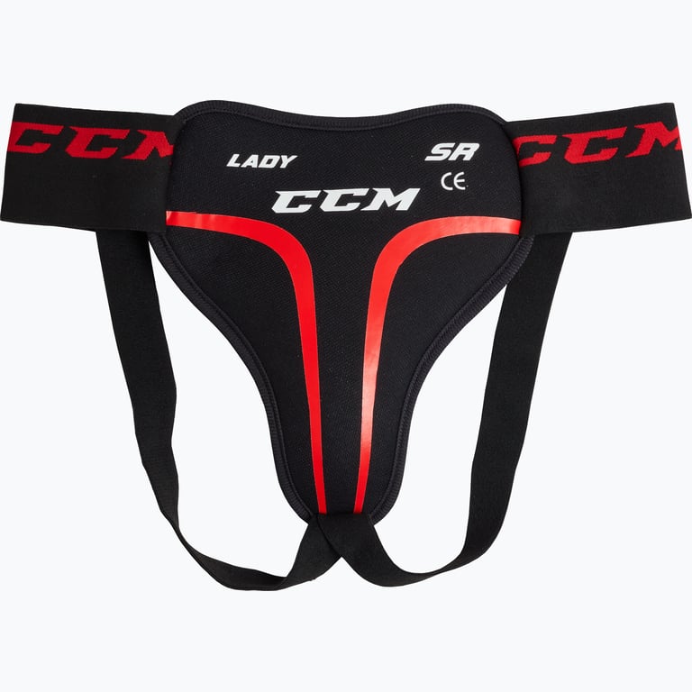 CCM Hockey Pelvic Protector SR suspensoar Svart