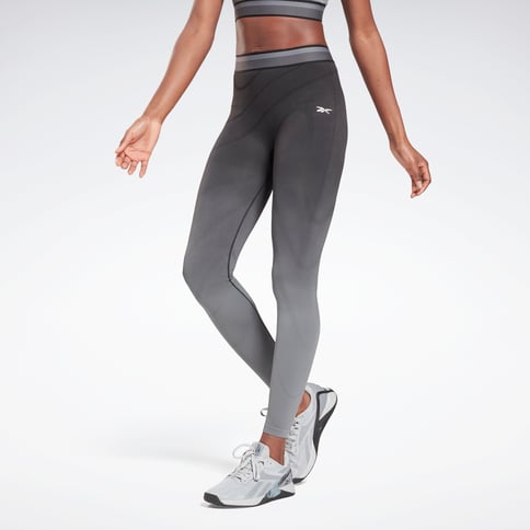 Reebok United By Fitness Seamless High Rise träningstights Grå