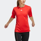 förhandsvisning ikon 1 för adidas Training 3-Stripes Aeroready träningst-shirt Orange