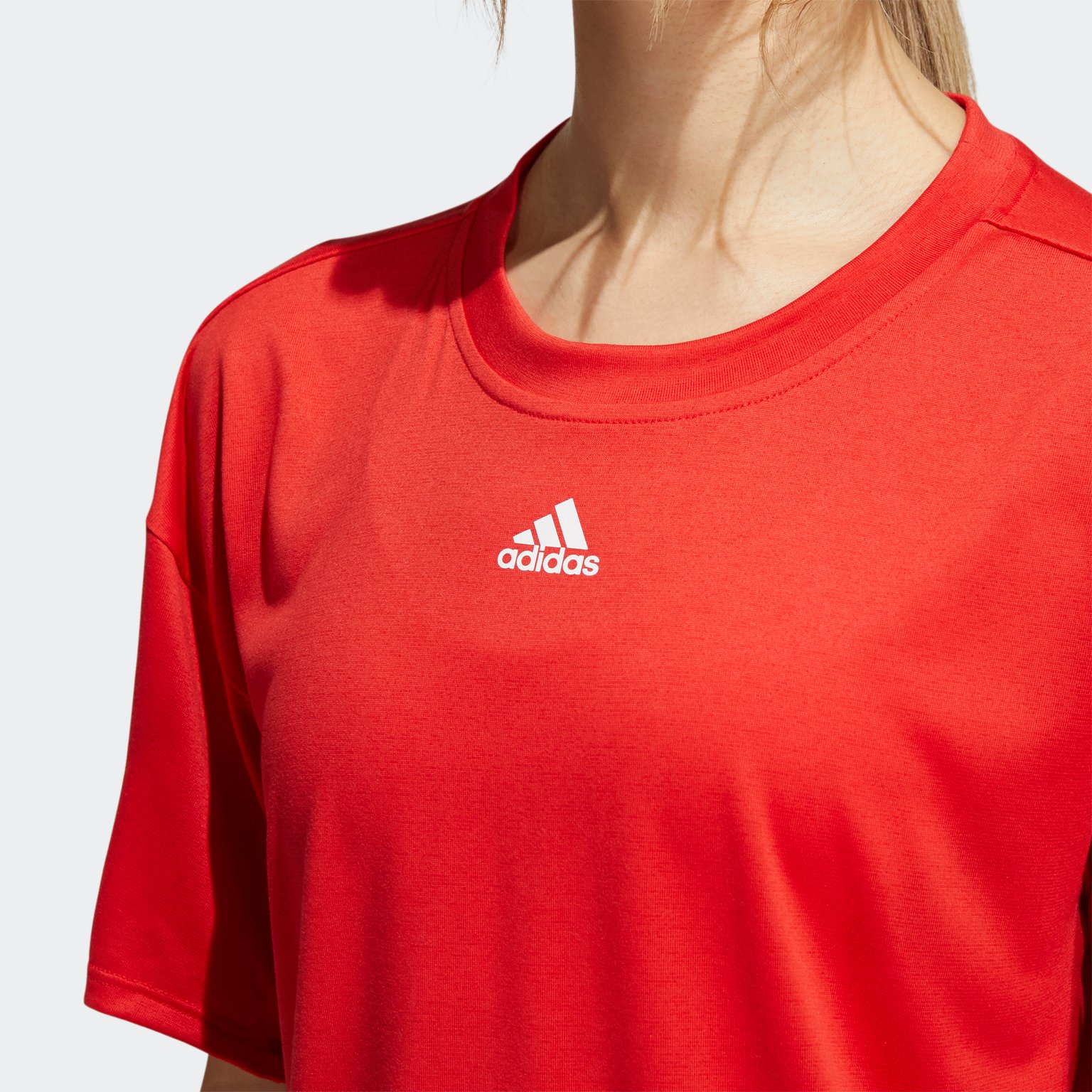 adidas Training 3-Stripes Aeroready träningst-shirt Orange