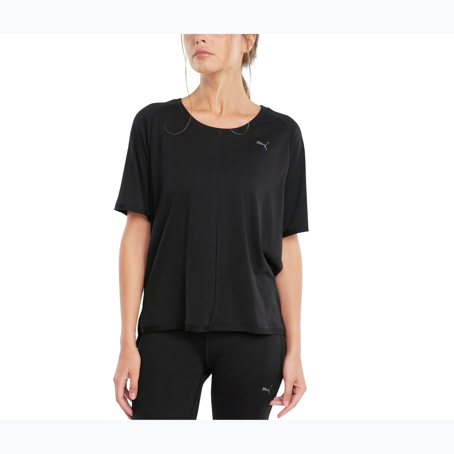 Puma Studio Tri Blend träningst-shirt Svart