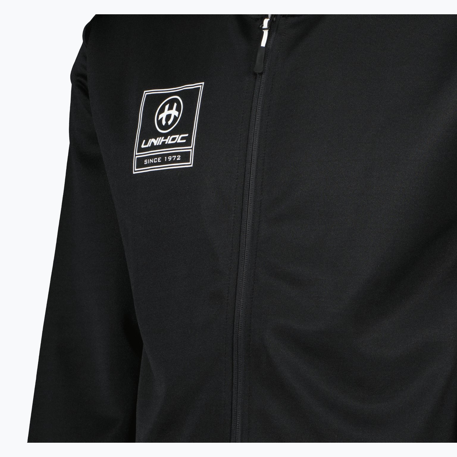 Unihoc Superior Zip Jr Hood Svart