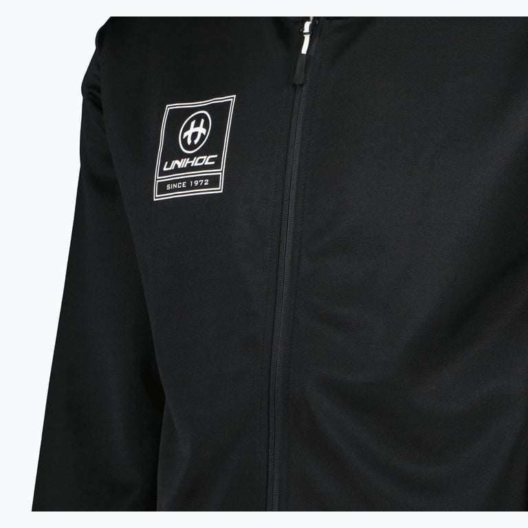 Unihoc Superior Zip Sr Hood Svart