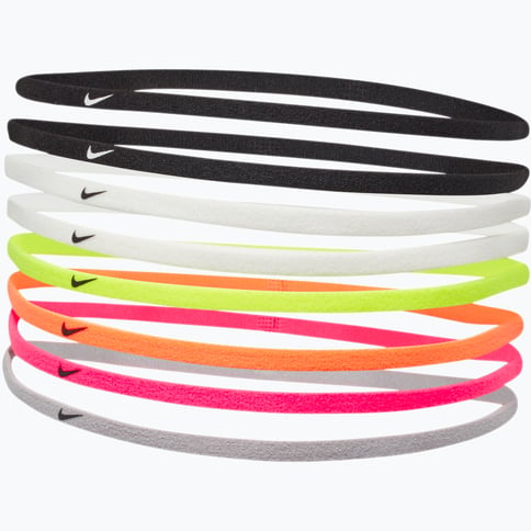 Nike Skinny Hairband 8-pack pannband Flerfärgad