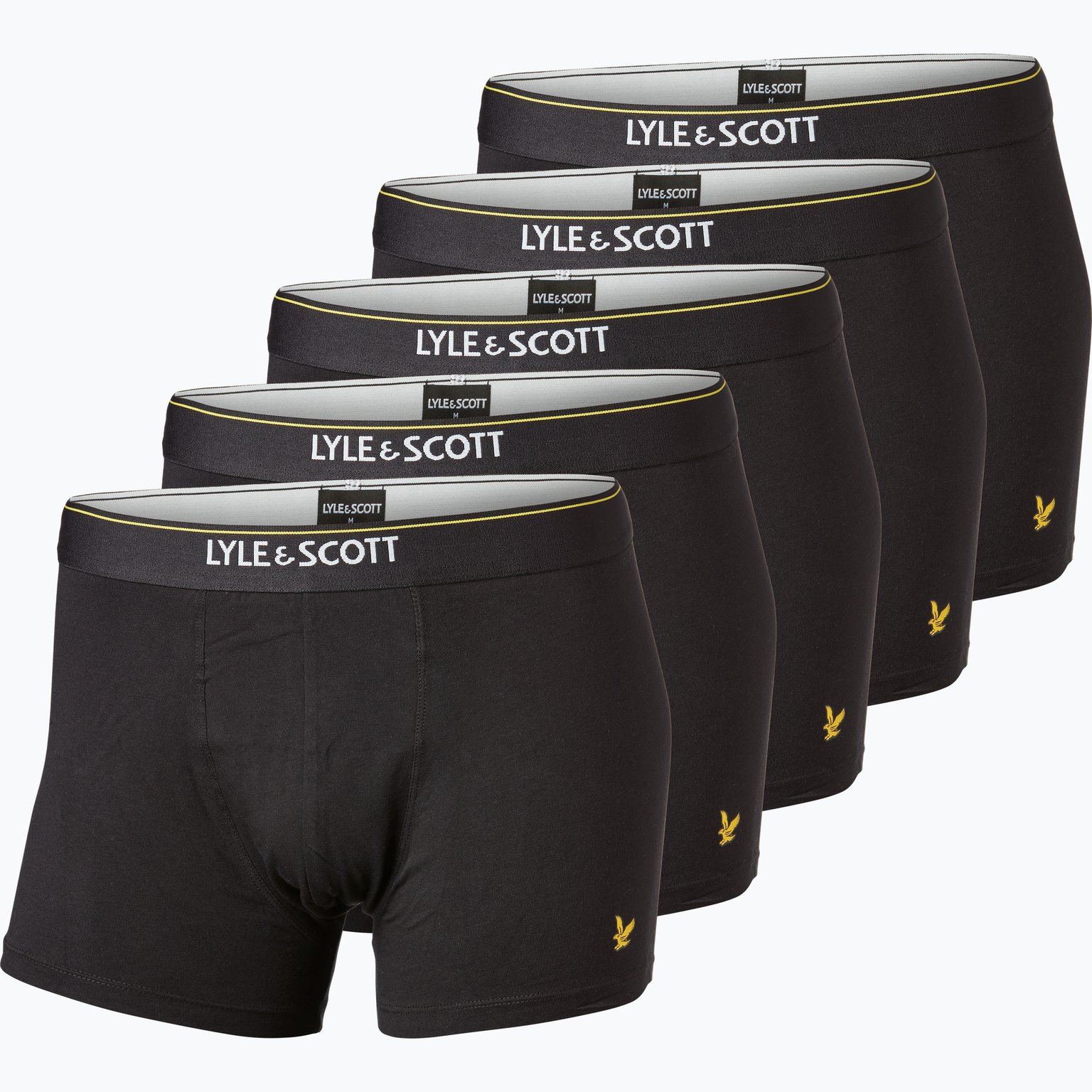 Lyle & Scott Jackson 5-pack kalsonger  Svart