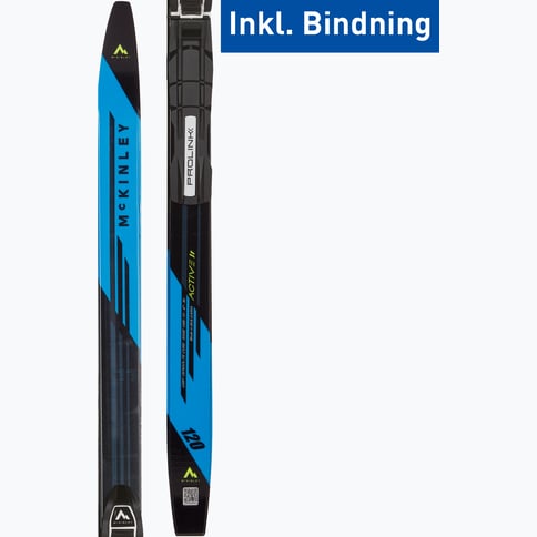 McKinley Active Grip JR + Prolink Access längdskidor Blå