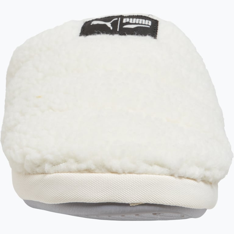 Puma Scuff Sherpa tofflor Vit