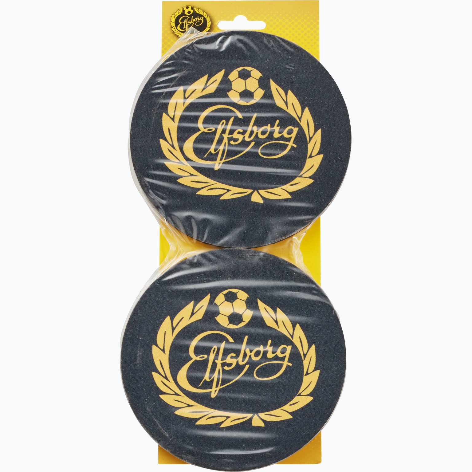 IF ELFSBORG Glasunderlägg 2-pack Svart