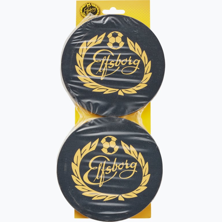 IF ELFSBORG Glasunderlägg 2-pack Svart