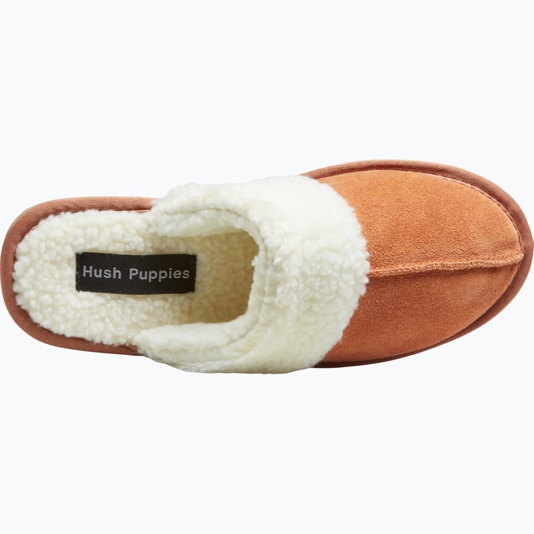 Hush Puppies Suede Slipper tofflor Brun