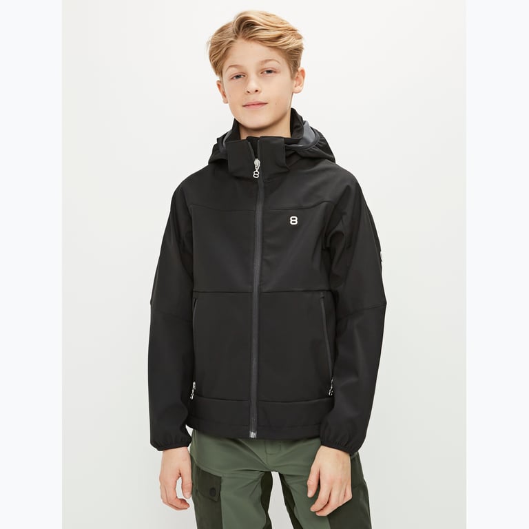 8848 Muler Softshell JR skaljacka Svart