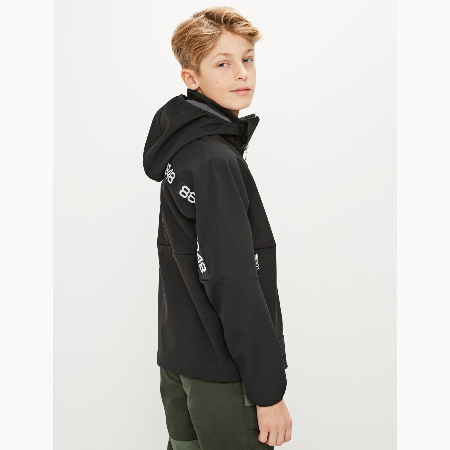 8848 Muler Softshell JR skaljacka Svart