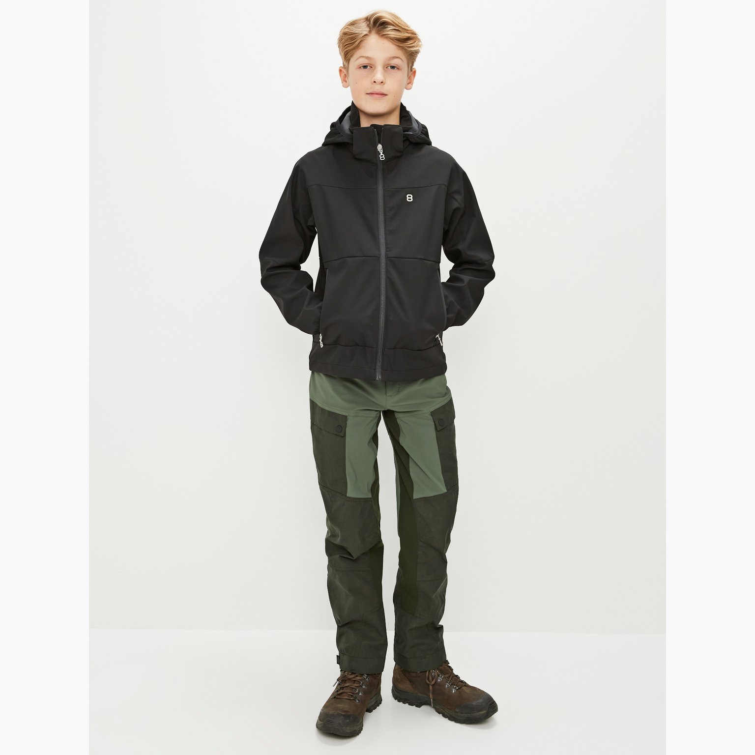 8848 Muler Softshell JR skaljacka Svart