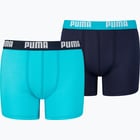 färgalternativ för Blå Puma Basic Boxer JR 2-pack kalsonger