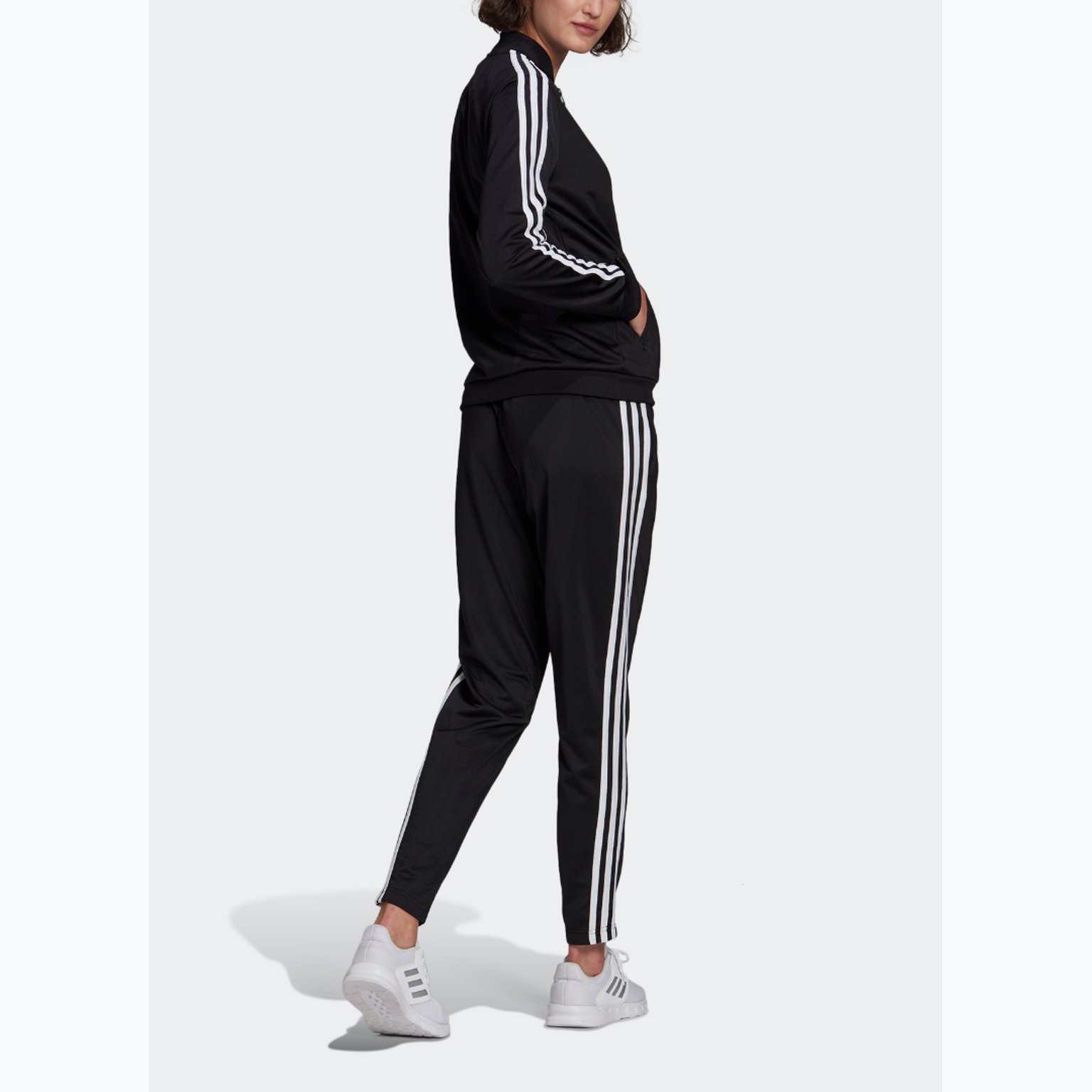 adidas Essentials 3-Stripes W 22 träningsoverall Svart