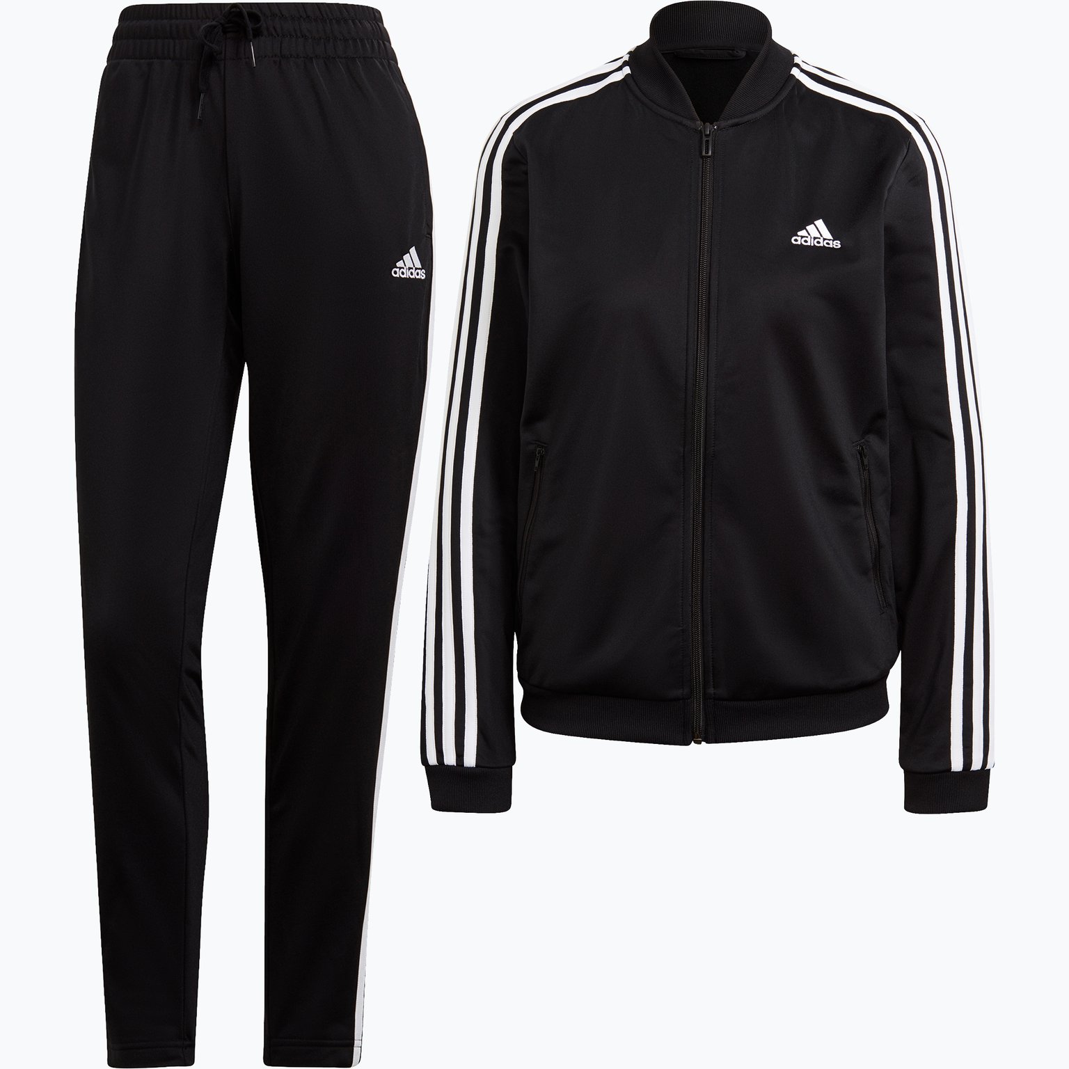 adidas Essentials 3-Stripes W 22 träningsoverall Svart