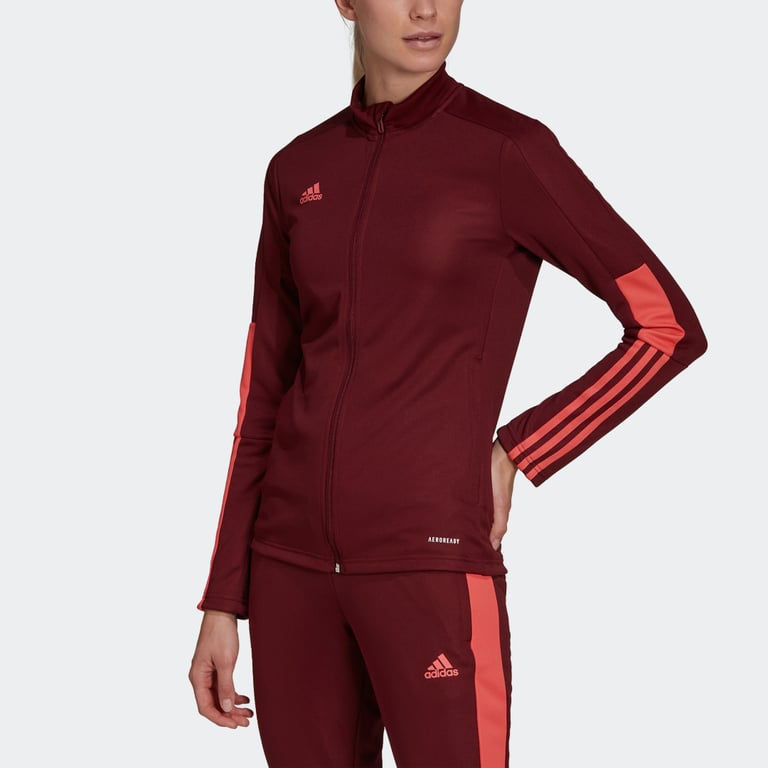 adidas Tiro Essentials Track W träningsjacka Röd