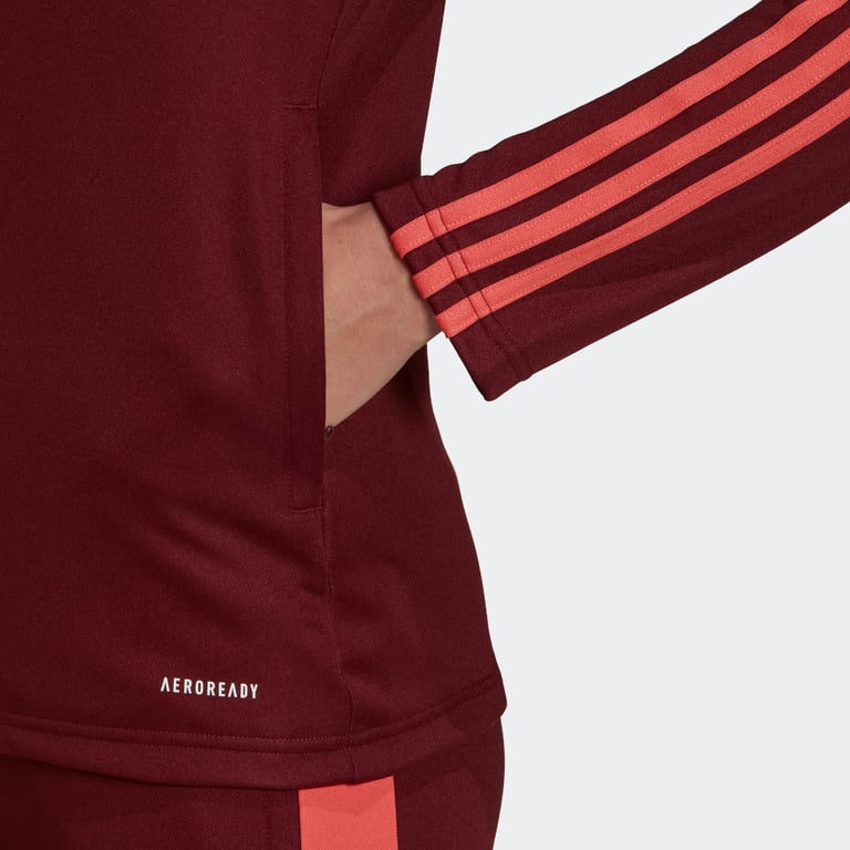 adidas Tiro Essentials Track W träningsjacka Röd