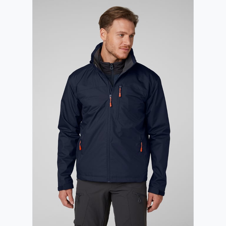 Helly Hansen Crew Hooded Sailing M skaljacka Blå