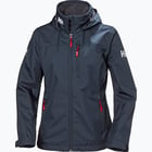 färgalternativ för Blå Helly Hansen Crew Hooded Sailing W skaljacka