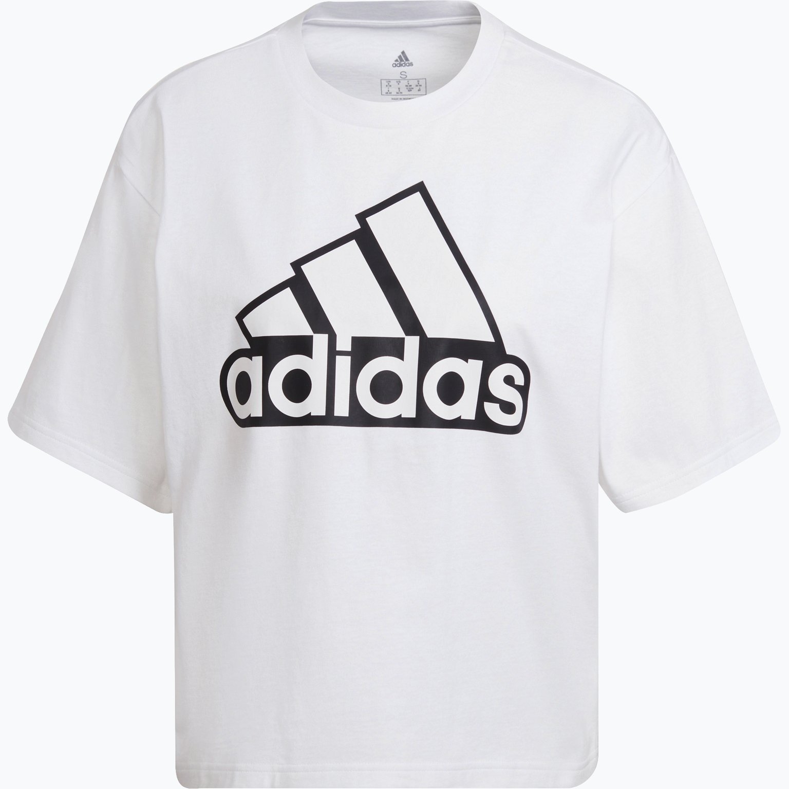 adidas Essentials Logo Boxy t-shirt  Vit