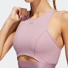 förhandsvisning ikon 3 för adidas CoreFlow Medium-Support sport-BH Rosa