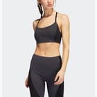 förhandsvisning ikon 1 för adidas Yoga Studio Light-Support 3-Stripes sport-BH Grå