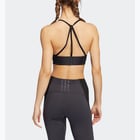 förhandsvisning ikon 2 för adidas Yoga Studio Light-Support 3-Stripes sport-BH Grå