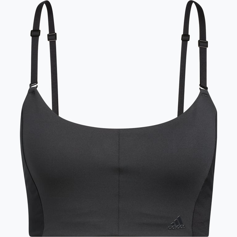 adidas Yoga Studio Light-Support 3-Stripes sport-BH Grå