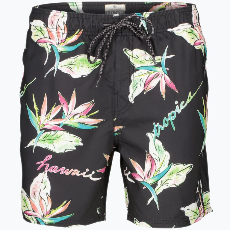 Rip curl Hawaii Tropic Volley badshorts Svart