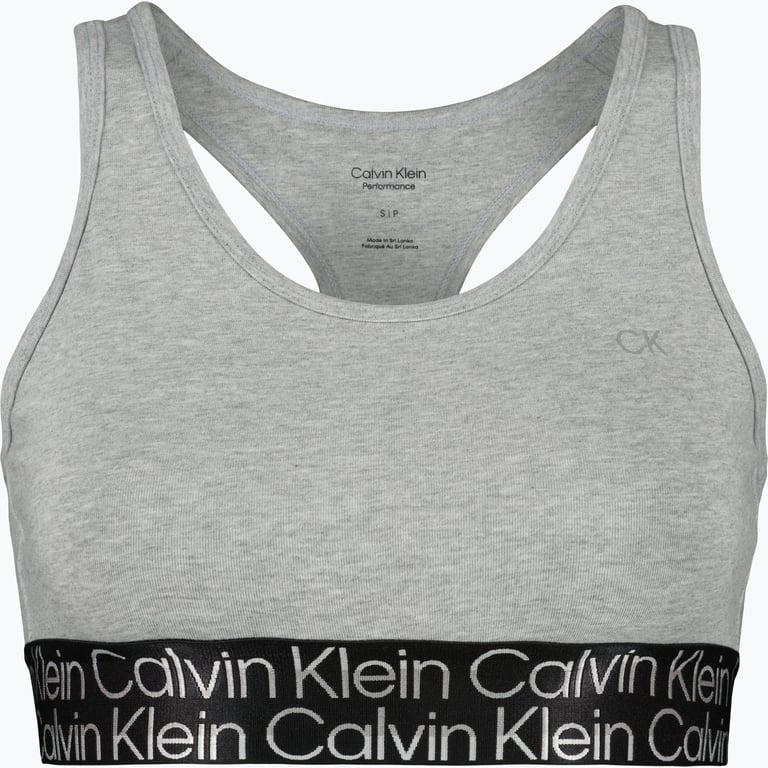 Calvin Klein PW Low G sport-BH Grå