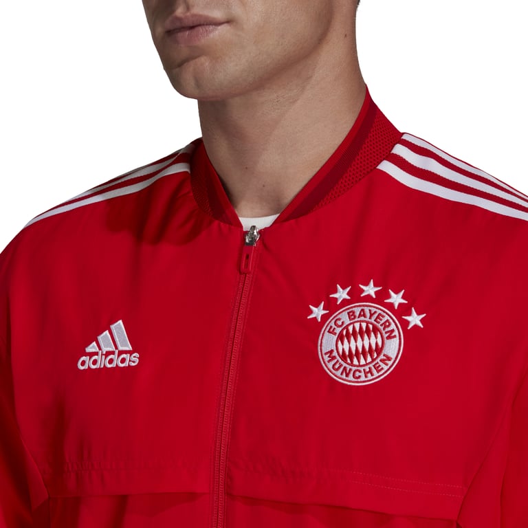 adidas FC Bayern Anthem M jacka Röd