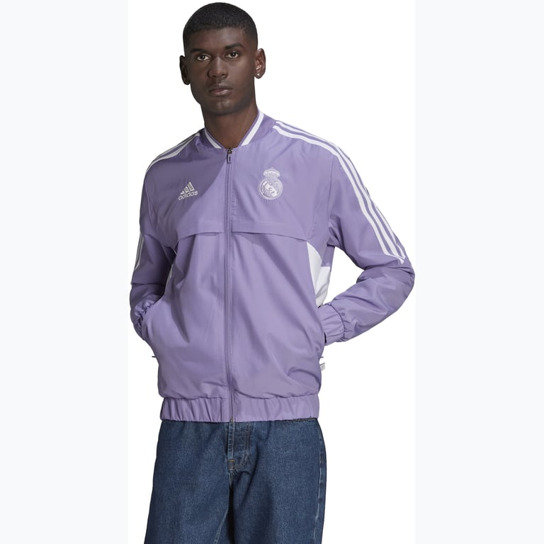 adidas Real Madrid Anthem M jacka Lila