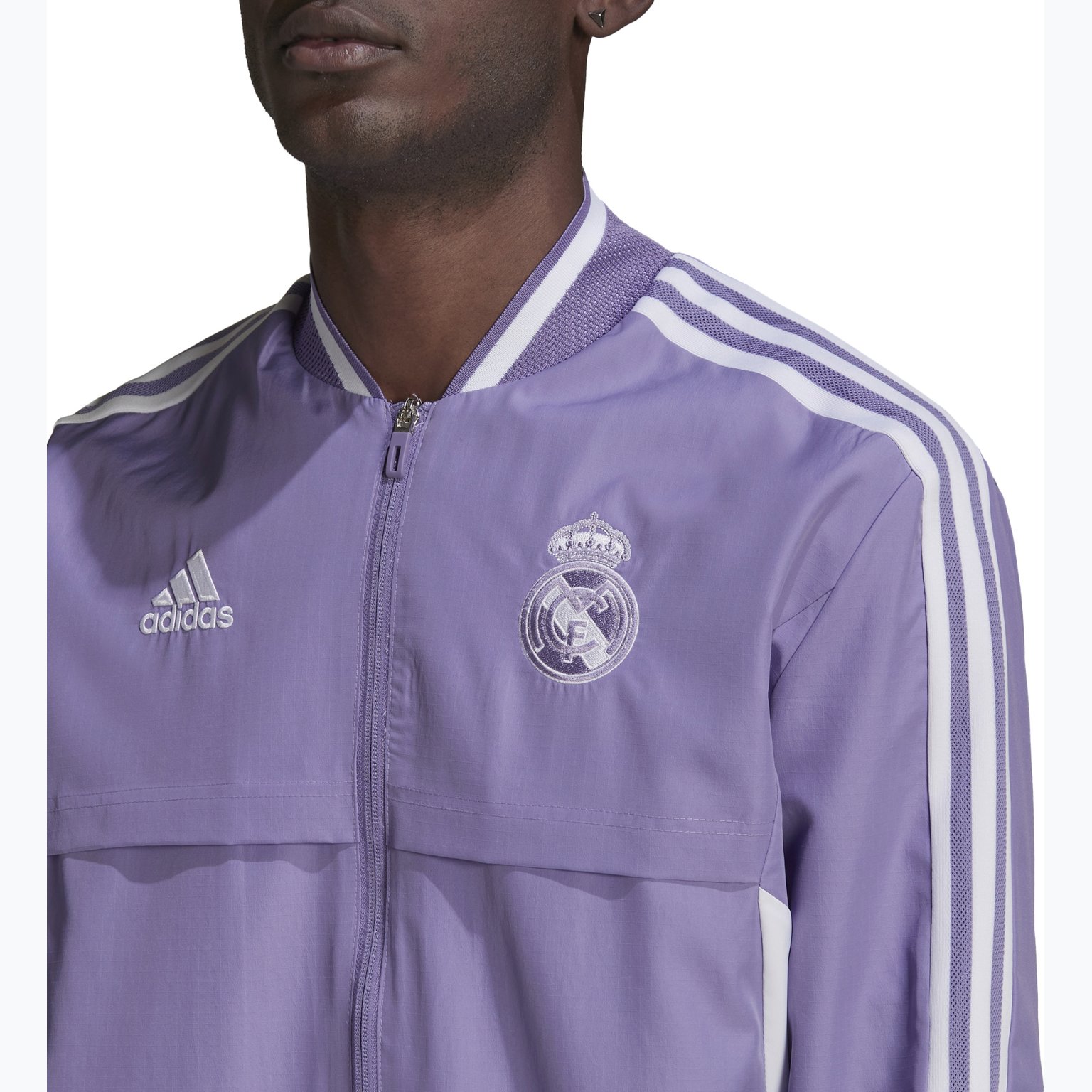 adidas Real Madrid Anthem M jacka Lila