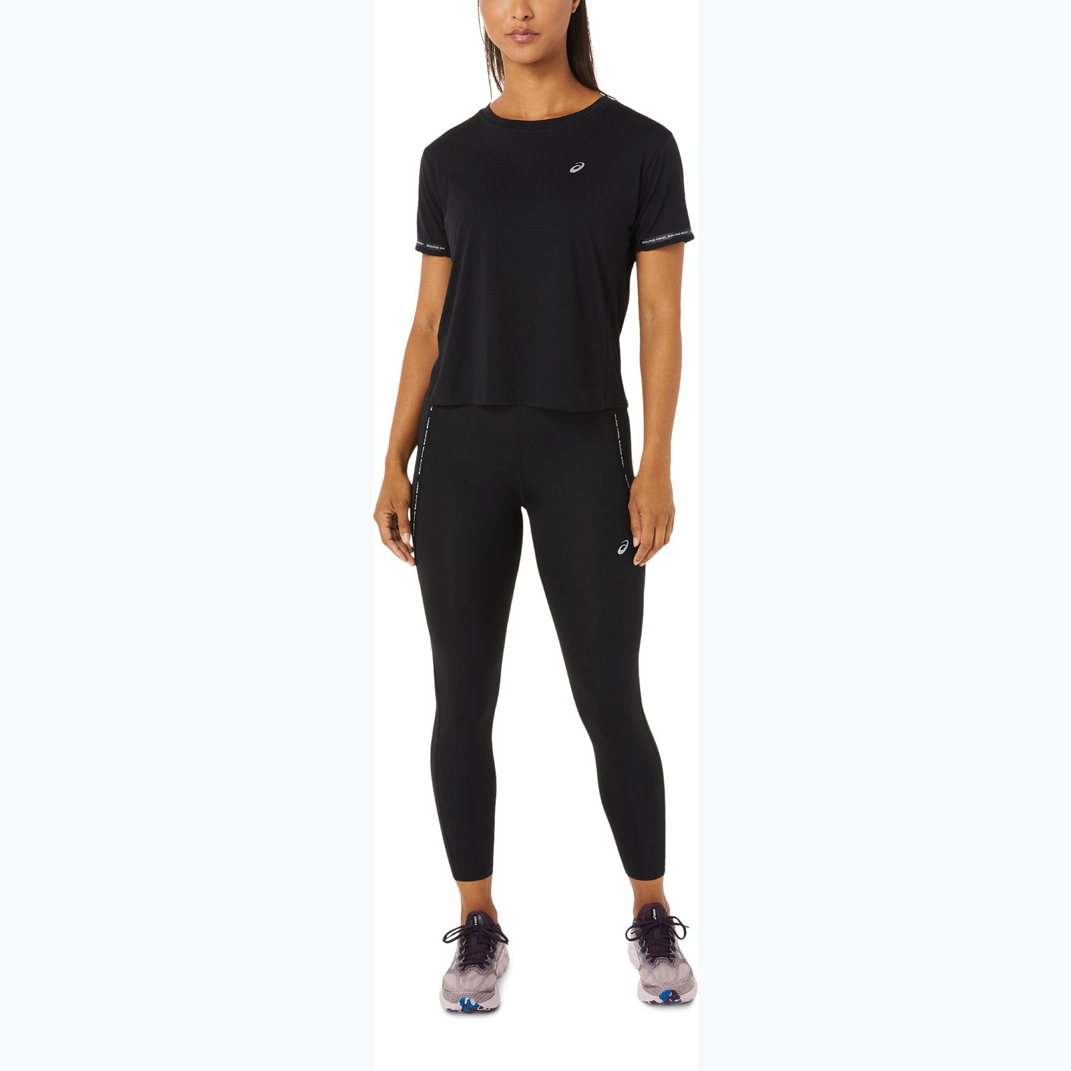 Asics Race High Waist W träningstights Svart