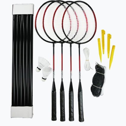 Badminton 4 pers set 