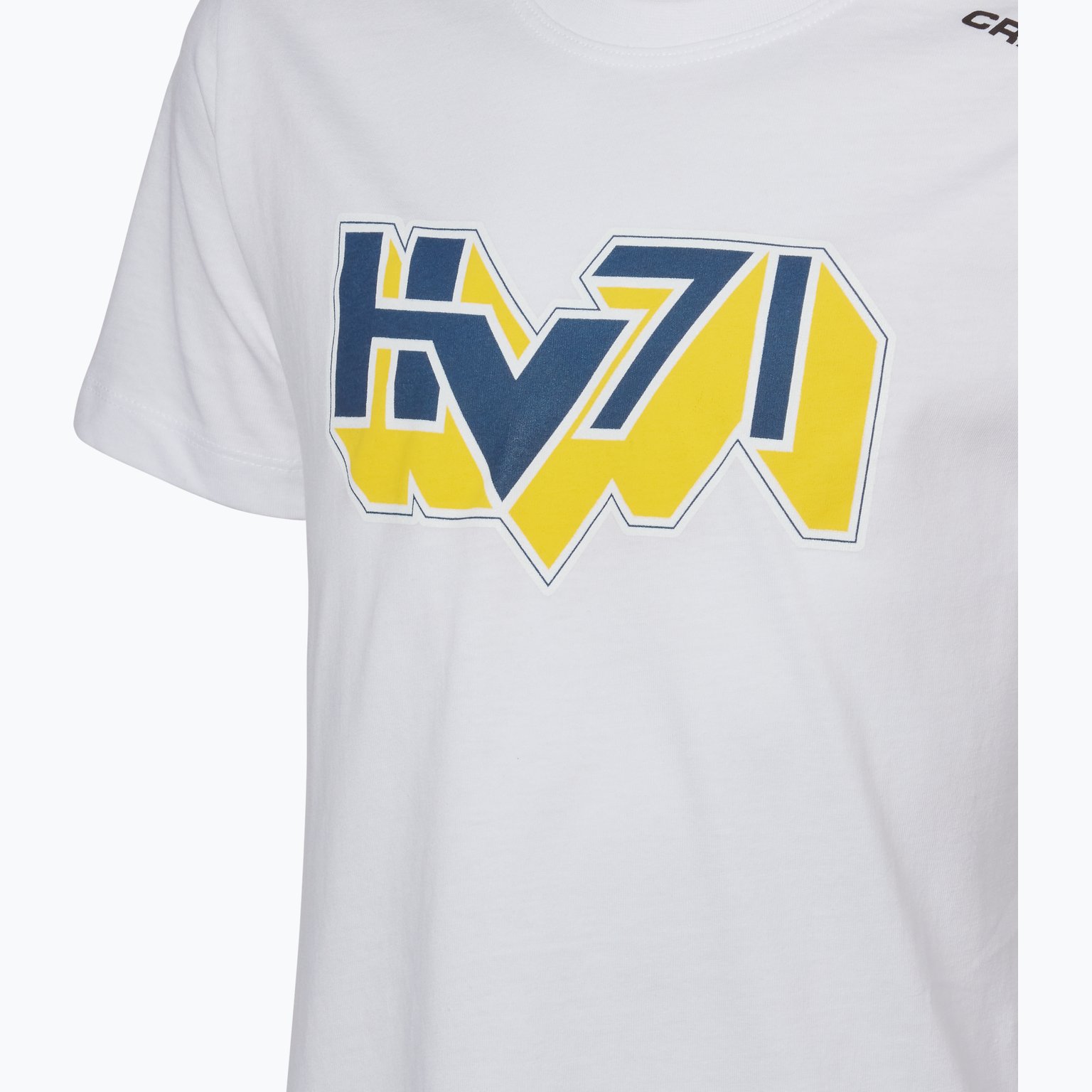 HV71 Logo Jr T-shirt Vit