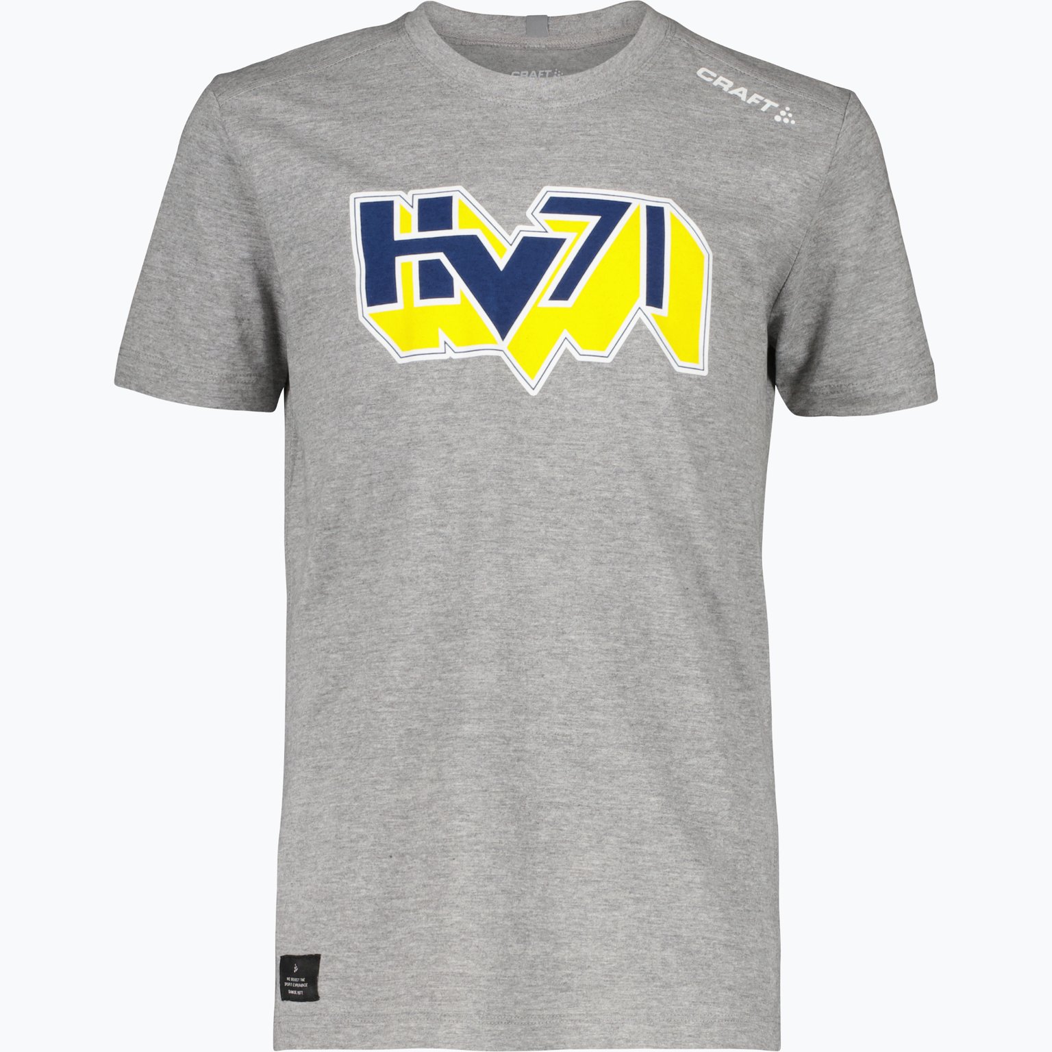 HV71 Logo Jr T-shirt Grå