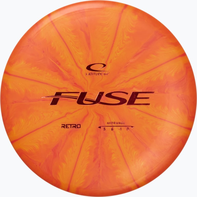 Latitude 64 Fuse Retro Burst Midrange disc Röd