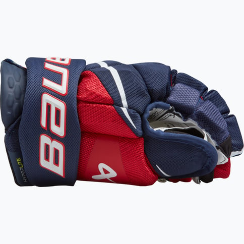 Bauer Hockey Vapor Hyperlite JR hockeyhandskar Röd