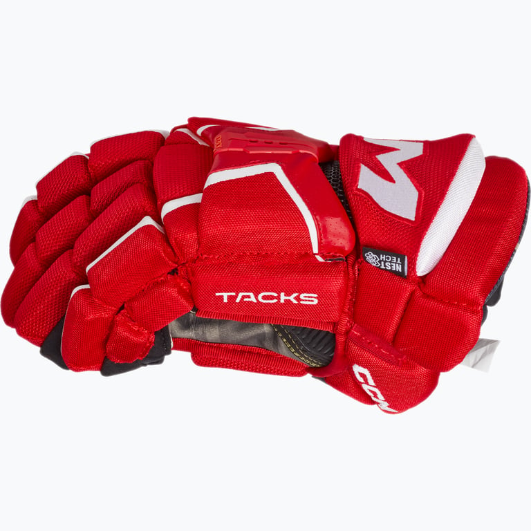 CCM Hockey Tacks AS-V Pro JR hockeyhandskar Röd